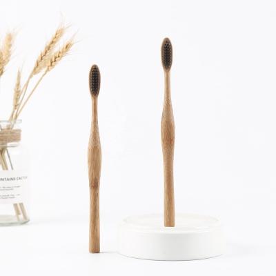 China Custom Wholesale Custom Bristle Soft Toothbrush Wooden Bamboo Toothbrush for sale