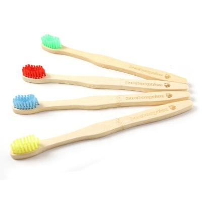 China 100% Biodegradable Disposable Natural Custom Wooden Bamboo Toothbrush Adult Toothbrush for sale