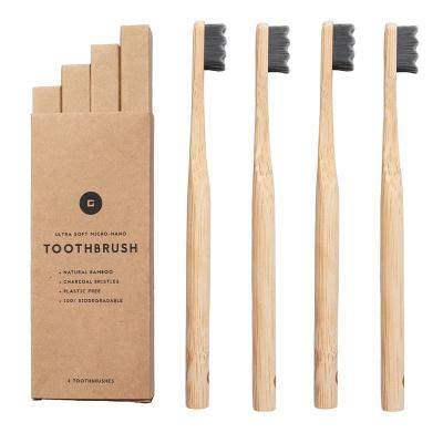 China Disposable Micro 20,000 Soft Bristle For Gum Sensitive Toothbrushes Set Nano Bamboo Toothbrush for sale