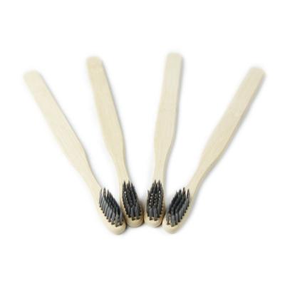 China Wholesale Disposable Soft Biodegradable Charcoal Toothbrush Travel Disposable Bamboo Toothbrush for sale