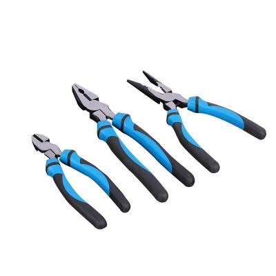 China Portable Industry Line Insulated Combination Pliers Combination DIY Tools Combination Pliers With Rubber Handle for sale