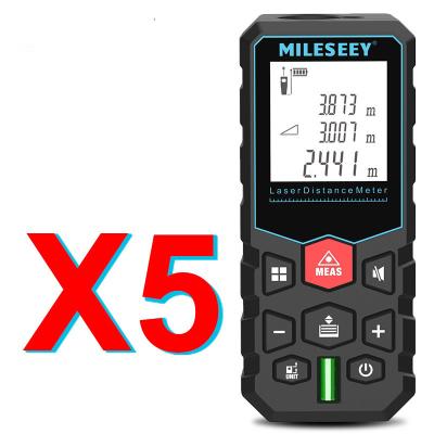 China Mileseey Laser Measuring Tape Digital Laser Tape Measure Trena Metro Multifunctional Electronic Laser Range Finder for sale