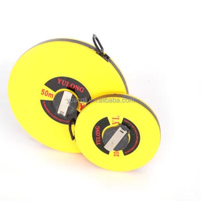 China Cheap Measuering Yucheng Long Horse Weight Construction 20-50M Fiberglass Measuring Ruler Tape Measure for sale