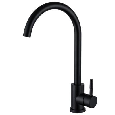 China Other Most Popular Stainless Steel Black Paint Basin Faucet Taps Kitchen Hot And Cold Water Tap European Style Faucets For Sink for sale