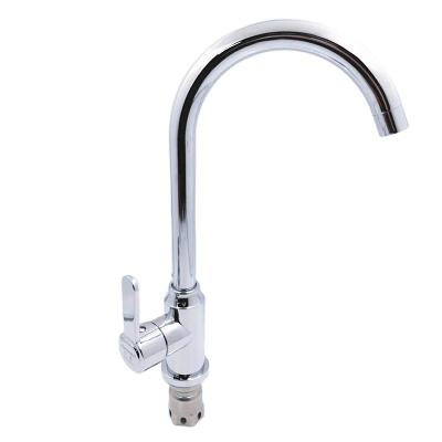 China Pull Out Spray Factory Direct Sales Stainless Steel Pagoda Water Basin Faucet Chrome Kitchen Faucet Anti-jamming Mixed Ball Core Hot And Cold Water-fa for sale