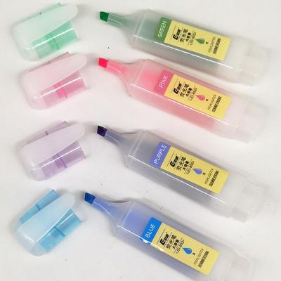 China office & School Markers Factory Direct Cute Highlighter Bar Marker Set Colorful Highlighter Pen for sale