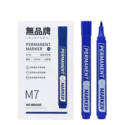 China BLUE FRUITM7 Notepad Oily Pen Waterproof Non Fade Big Ink Quick Drying Pen Office Wholesale Special Pen M7 for sale