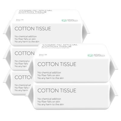 China Disposable Cotton Tissue Eco-Friendly Cotton Facial Tissue Cotton Cloth for sale