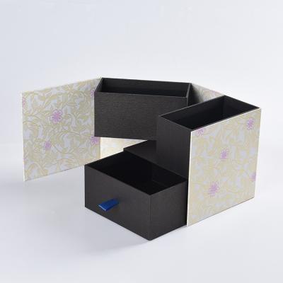 China Special Box Custom Display Jewelry Storage Box Gift Packaging High Grade Handmade Box for sale