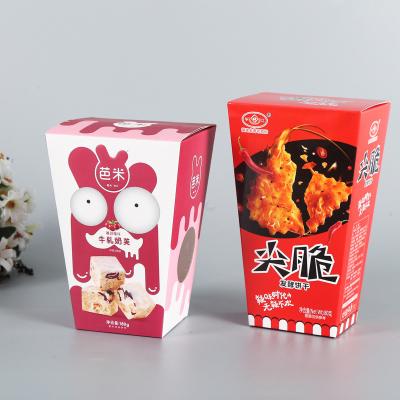 中国 カスタマイズされたミルクのパフのビスケット包装箱、プリズム箱、食品包装箱、食品等級の包装の紙箱 販売のため