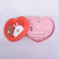 China La transferencia modificada para requisitos particulares de papel del collar de la joyería de la caja de regalo de tarjeta del día de San Valentín de la serie preciosa romántica en forma de corazón del día gotea el empaquetado en venta