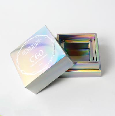 China Customized laser paper box, heaven and earth cover, gift box, cosmetics packaging box, customized perfume gift box for sale