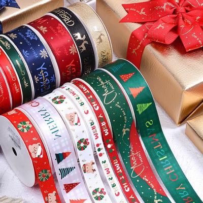 China Customized Christmas Packaging Knot Decoration Gift Box Packaging Ribbon Christmas Ribbon Customization zu verkaufen