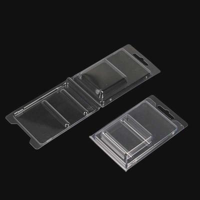 China Blister packaging box transparent inner pvc custom folded plastic double bubble Shell packaging for sale