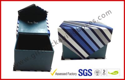 China Magnetic Grey Board Apparel Gift Boxes With Silk Cloth Covering , Tie / Perfume / Jewelry Boxes for sale