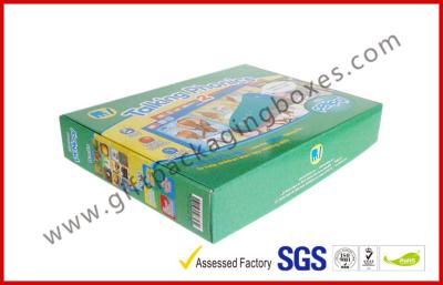 China Handmade E Flute Corrugated Paper Box , Children Toy Boxes With Square Shape for sale