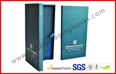 China Emboss Paper Tie / Jewelry Full Color Apparel Gift Boxes With Rigid Board for sale