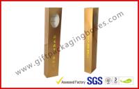 China Long Incense Gold Gift Card Board Packaging Window For Incense Packet for sale