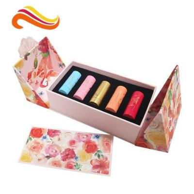 China Paperboard Lipstick Skin Care Box Packaging , Eco Friendly Cosmetic Packaging for sale