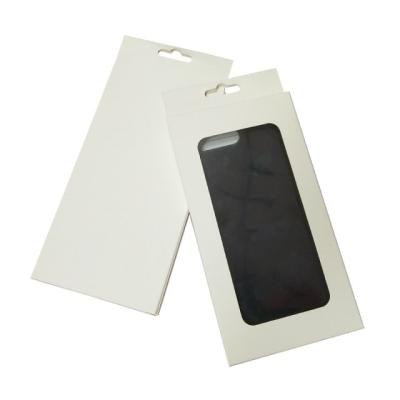 China Mobile Phone Case Electronics Packaging Window Box Spot UV / Hot Stamping for sale