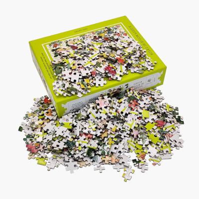 Cina Sublimazione 1000pcs di puzzle di carta da stampa del cartone di FAMA CMYK in vendita