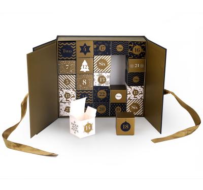 Cina scatole di carta di Advent Calendar Gift Box Luxury del cartone 1200gsm piccole in vendita