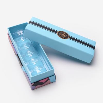 China Douane 6 Macaron-het Pakdozen van de Chocoladegift met Plastic Blaartussenvoegsel Te koop