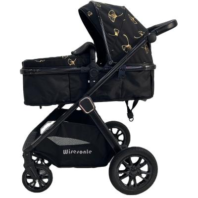 China BABY PRODUCT Baby Stroller Luxury Baby Stroller 3 in 1 with Baby Strollers OEM En1888 Customized Stainless Steel Frame Logo Packing Wheels for sale