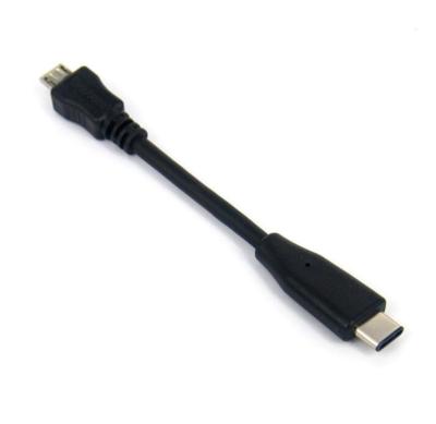 China Mobile Phone 10cm Type C to Micro USB OTG Cable for DAC Portable Digital Audio Amplifier for sale