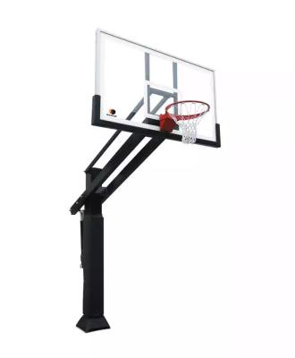 China Heavy Duty Break Away Q029T Standard Size Professional Inground Basketball Hoop Stand For Basketball Training for sale