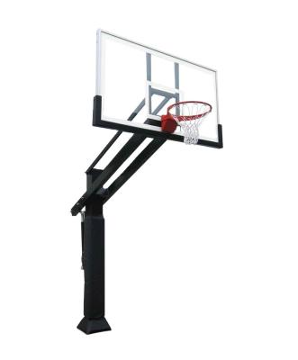 China Heavy Duty Break Away Edge S029T 72 Inch Adjustable Inground Basketball Hoop Basketball Stand for sale