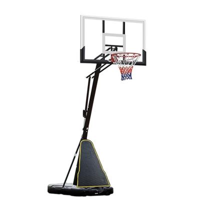 China Hot Selling Dia18mm Eco-Friendly Feet A-1024L 2021 Steel Adjustable 10 N. B. - A Portable Basketball Systems Hoops Stand Outdoor for sale