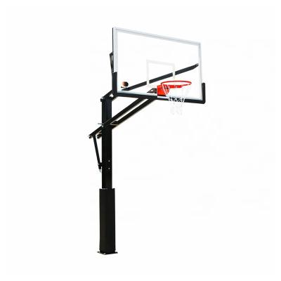 China Pad S029u Outdoor Adjustable In-ground Basketball Training Hoop With New High Performance Inground Bound Basketball Hoo for sale