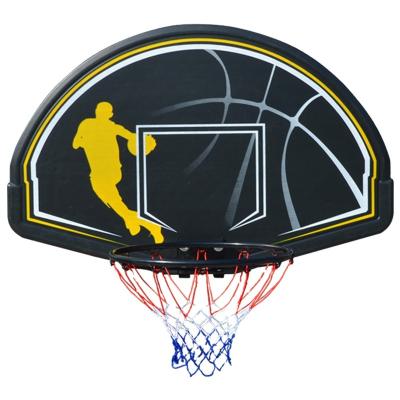 China Dia16mm Steel Black Q006B Wall Rack Basketball Backboard Sports Equipment Plastic Indoor Indoor Outdoor Basketball Rack For Kid for sale