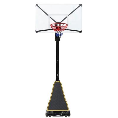 China Professional PP S024T Movable And Height Adjustable Outdoor Basketball Hoop for sale