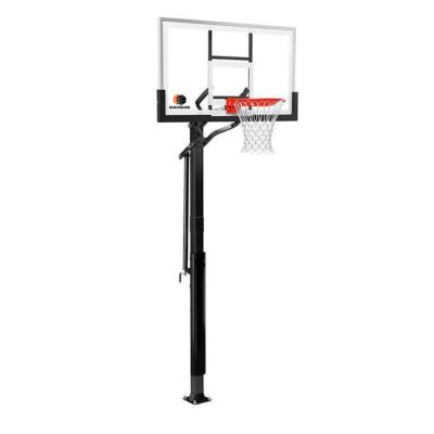 China Wholesale Dia16mm Q022U Heavy Duty Solid Steel Adjustable Stand Basketball Hoops Standard Hoops In Ground Basketball Hoops for sale