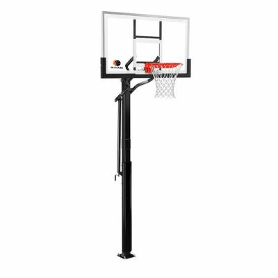 China Wholesale Heavy Duty Solid Steel Hoops Adjustable Standard Inground Stand Q022U Basketball Backboard Q022U Adjustable Portable Stand 10ft for sale