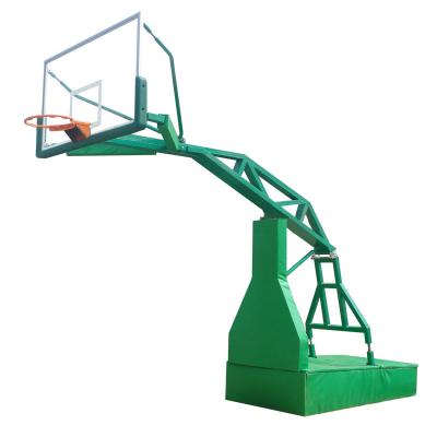 China Adjustable Basketball Stands 2022 FIBA ​​Hottest Movable Basketball Hoop Stand Electric-Hydraulic Portable Hoop for sale