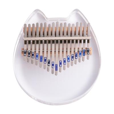 China High Quality Customizable 17 Key Kalimba Musical Instrument Finger Thumb Piano Support Kalimba K-17c for sale