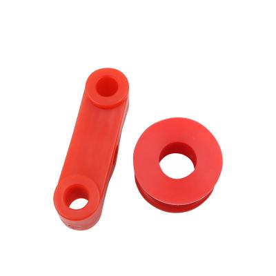 China Polyurethane PU Industrial Swing Arm Reinforced Bushing Molded Plastic Parts for sale