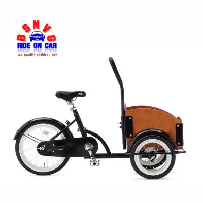 China Ride On Toy Children Bucket Bike Kids Tricycle With Box Kids Cargo Bike for sale