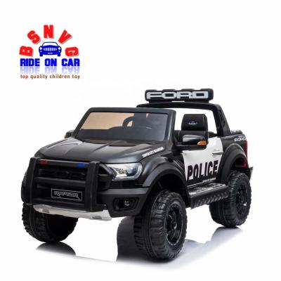 China Ride On Toy Licensed Ford Raptor Children's Police Car Two Seater Ride On Car for sale