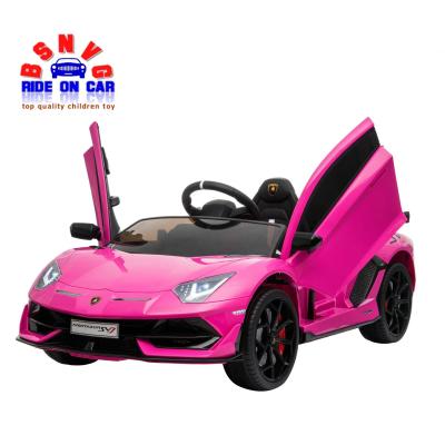 China Ride on Toy Baby Girl Pink Licensed SJV's Electric Car for sale