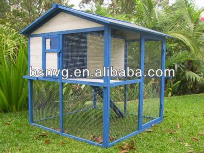 China Sustainable Color Painting Wooden Chicken House for sale