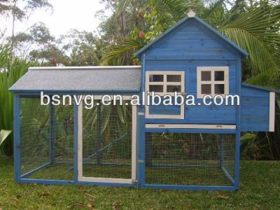 China Viable Color Painting Wooden Chicken Cage for sale