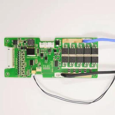 China UART & RS485 smart bms 7s 20A 30A 40A dual cumminication RS485 UART dual communication bms with communication for sale