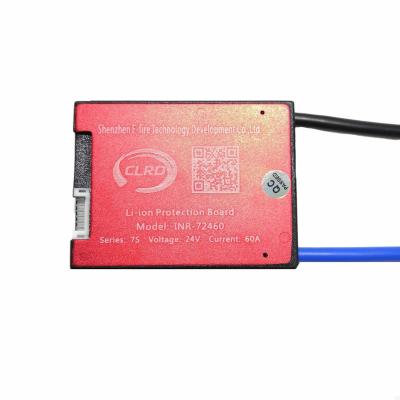 China E-bike 7S 24V 60A PCBA BMS Waterproof Continuous Discharge Rate Battery Protection Board for sale