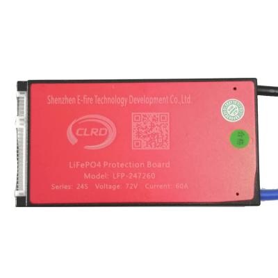 China 30A 40A 50A 60A 100A 150A 200A 24S 72V LiFePO4 battery pack PCM pcb waterproof dustproof shockproof bms for sale