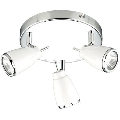 China Tradition Traditional Iron 3 Way Ceiling Spot Light Fit GU10 LED Bulbs For Hotel Home Restaurant for sale