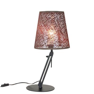 China Modern hotel table lamp holder light with fabric shade fit E27 lamp for office home decoration for sale